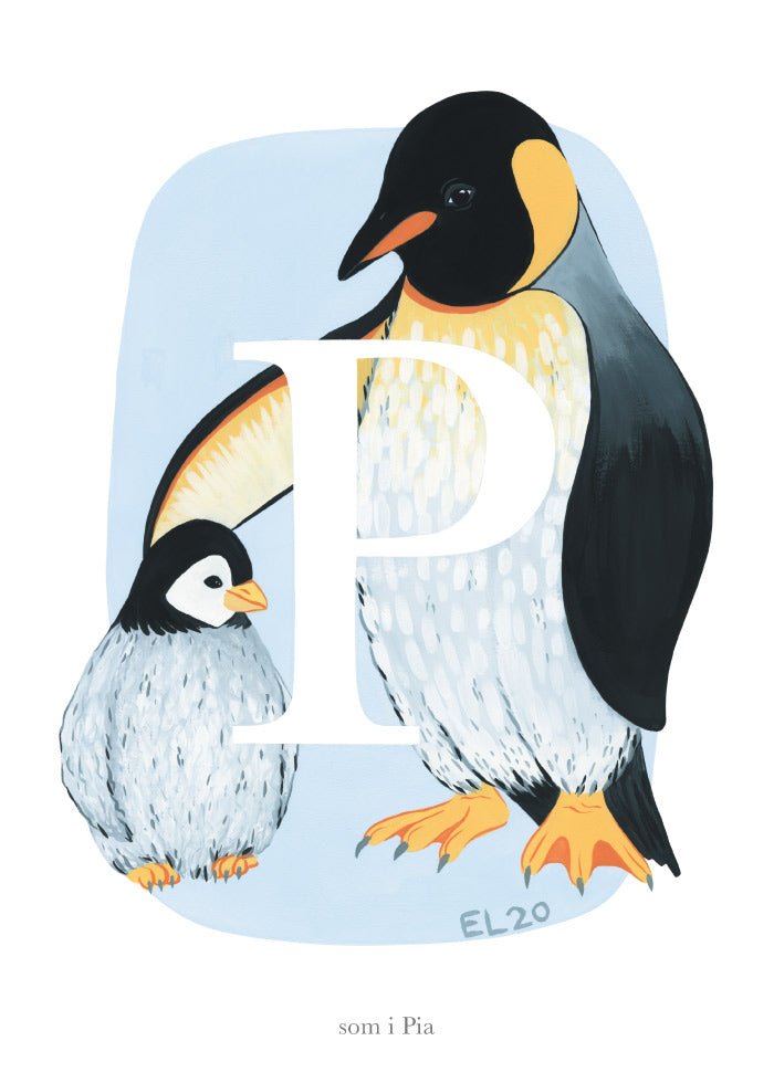 P - Pingvin Poster