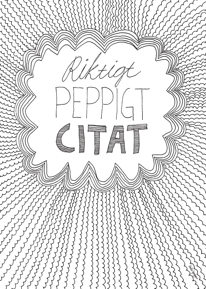 Peppigt Citat Poster - SoPosters