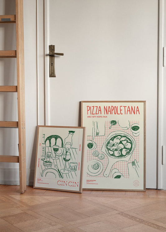 Pizza Napoletana Poster - #shop_name