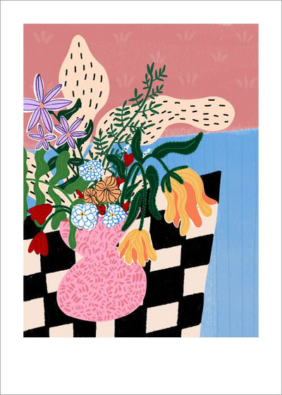  Trauriges Blumenstrauß-Poster