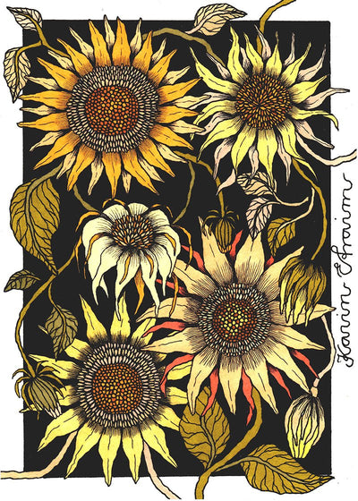 Sonnenblumen-Poster