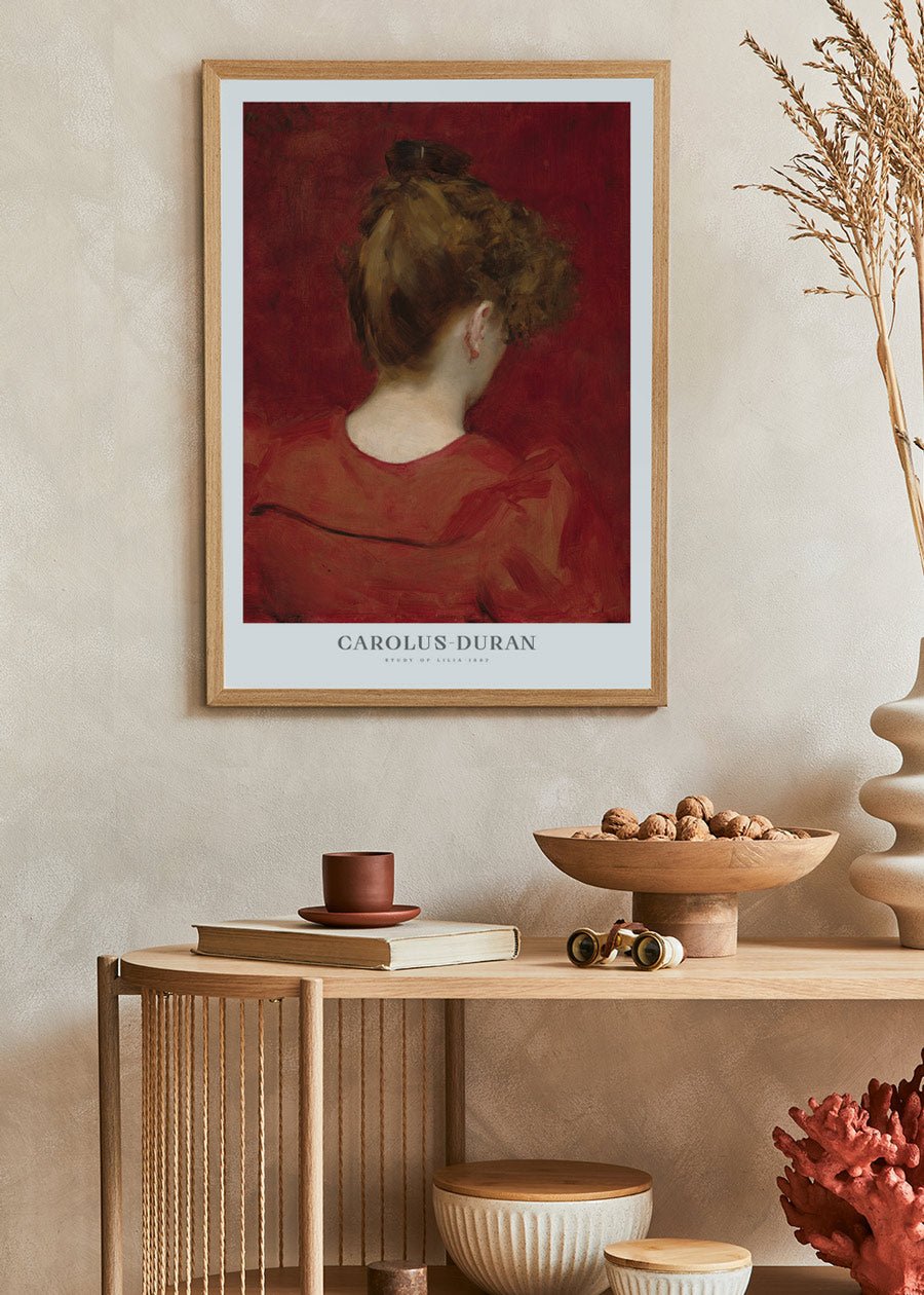 Study of Lilia Poster - Carolus-Duran