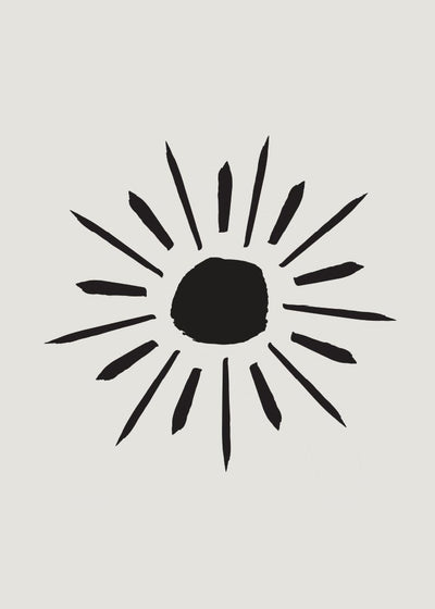 Sonne-Plakat