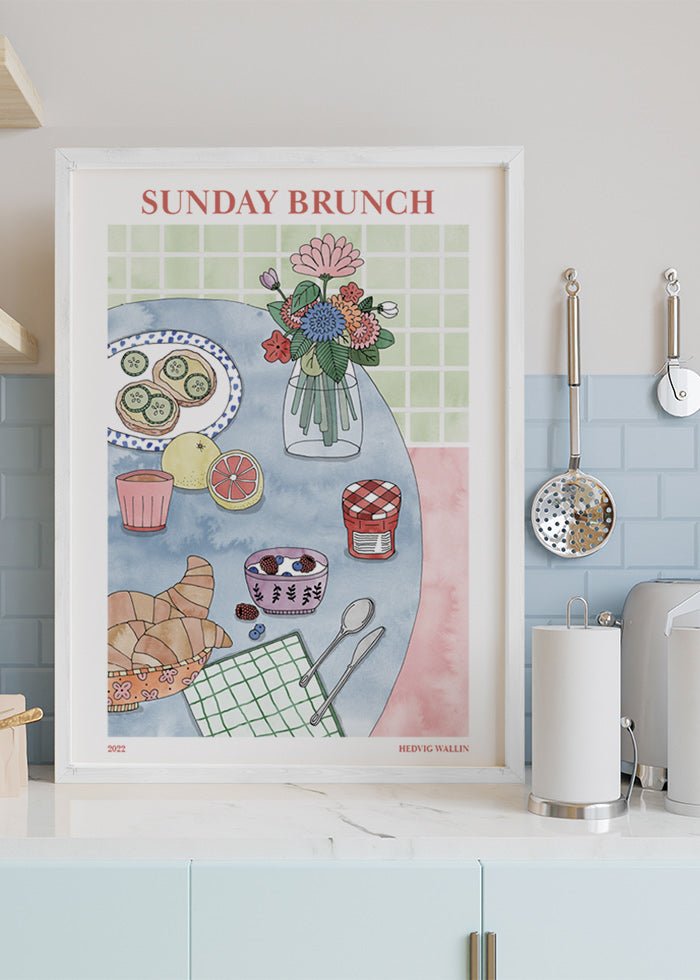 Sunday Brunch Poster - SoPosters