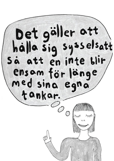 Sysselsatt A4 Poster