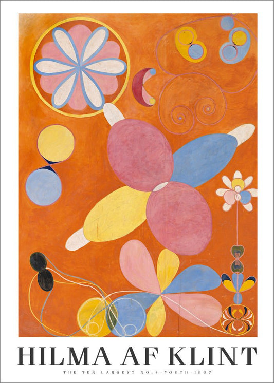 The ten largest No. 4 - Youth - Hilma af Klint Poster