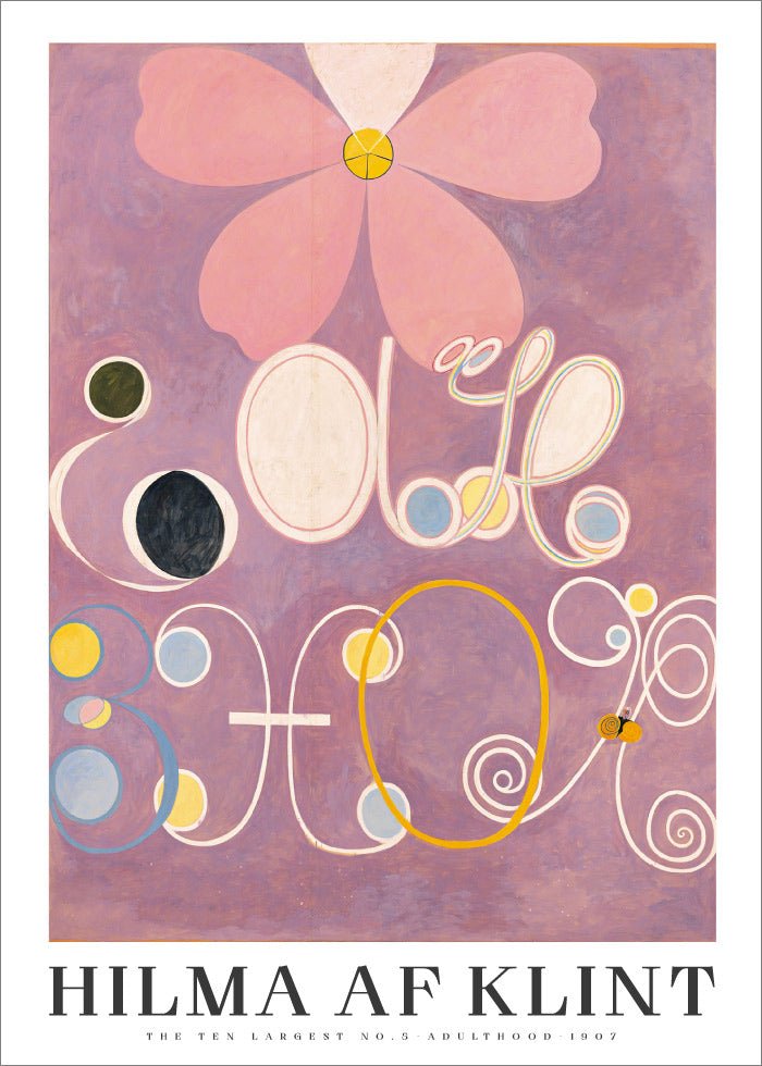 Die zehn größten Nr. 5 – Erwachsensein – Hilma af Klint Poster