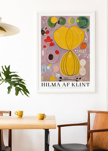 Kymmenen suurinta nro. 7- Aikuisuus - Hilma af Klint -juliste